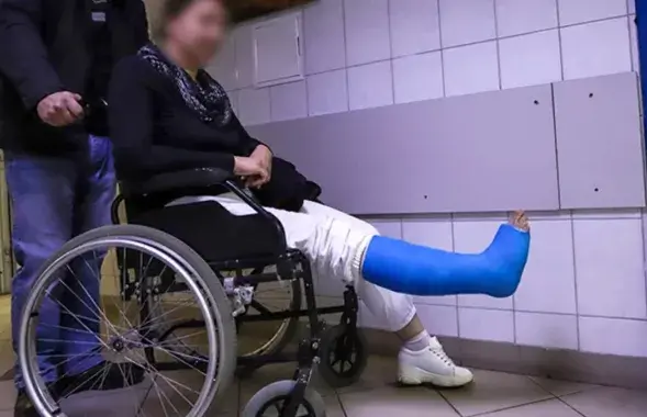 Асабліва ўразлівыя ў галалёд пенсіянеры
