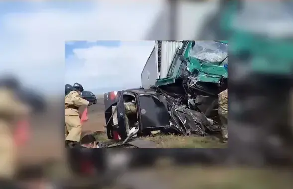 Наступствы аварыі ў Казахстане
