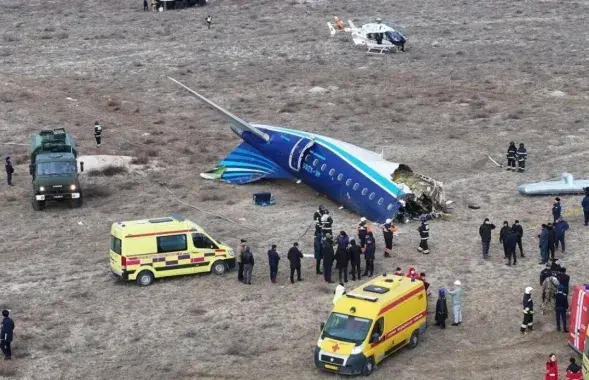 Самалёт, які разбіўся ў Казахстане
