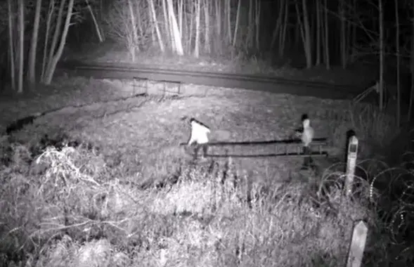 Подготовку к нелегальному переходу зафиксировали польские пограничники
