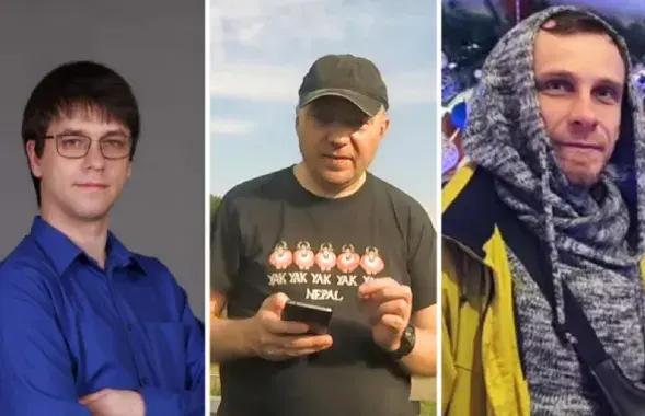 Александр Лыкшин, Александр Мазур и Павел Коренюхин
