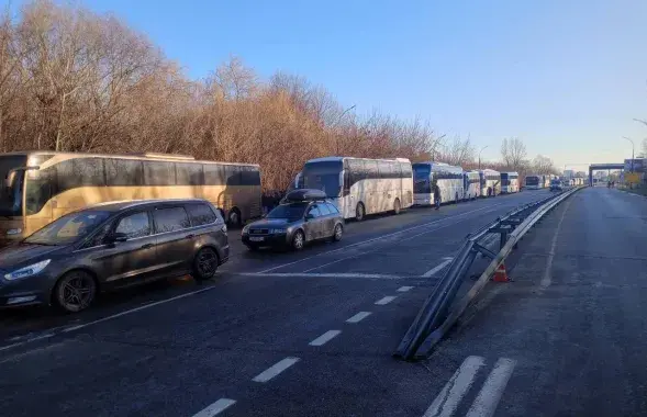 На беларуска-польскай мяжы
