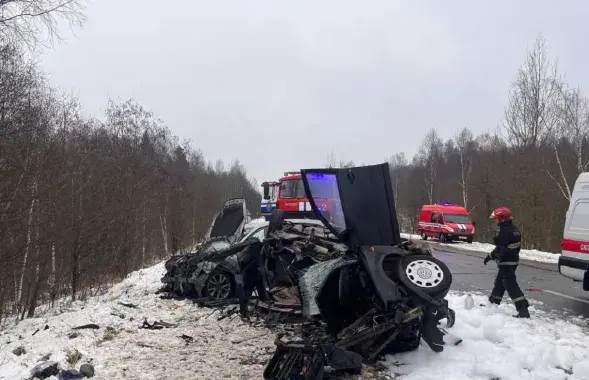 На месте аварии
