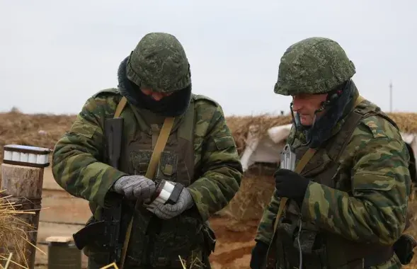 На вучэннях тэрабароны
