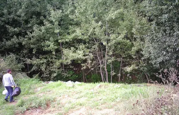 Нарушитель попал в фотоловушку
