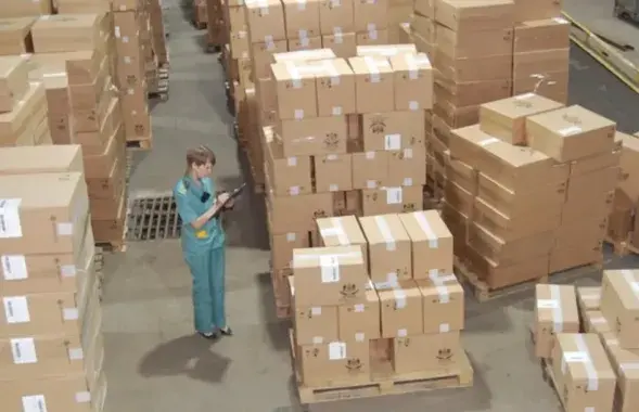 Тоны кантрабандных цыгарэт з РБ, перахопленыя ў 2023-м у Расіі
