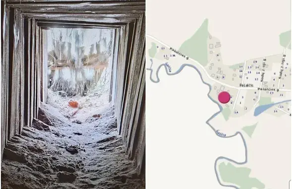 Выяўлены тунэль і яго месцазнаходжанне&nbsp;
