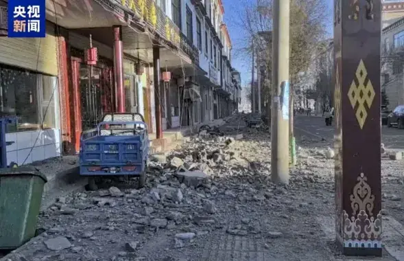 Землятрус у Тыбеце
