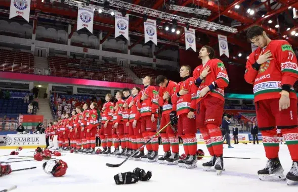 Хакейная зборная Беларусі застанецца ў міжнародным "бане"
