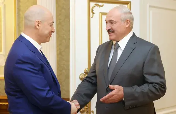 Дзмітрый Гардон і Аляксандр Лукашэнка
