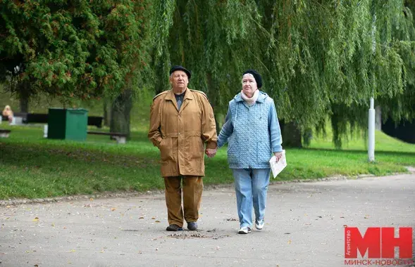 Пенсіянеры ў Мінску
