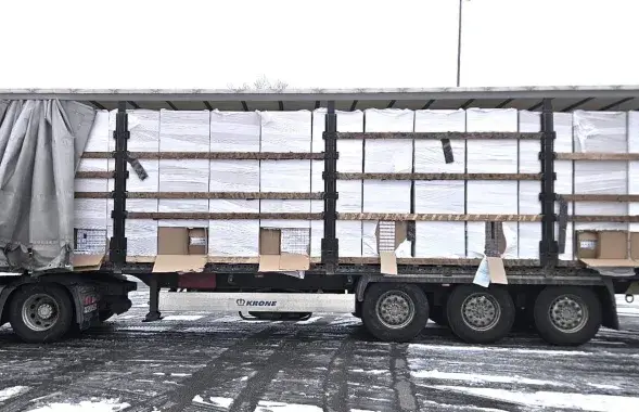 Кантрабанда ў грузавіку
