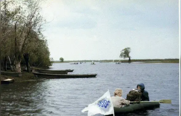 Экологический протест в БССР на реке Припять