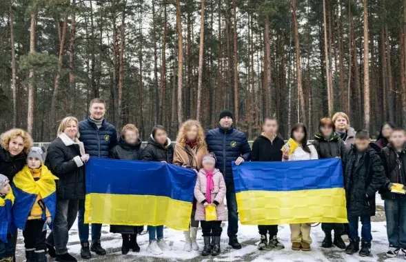 Украинские дети вернулись домой