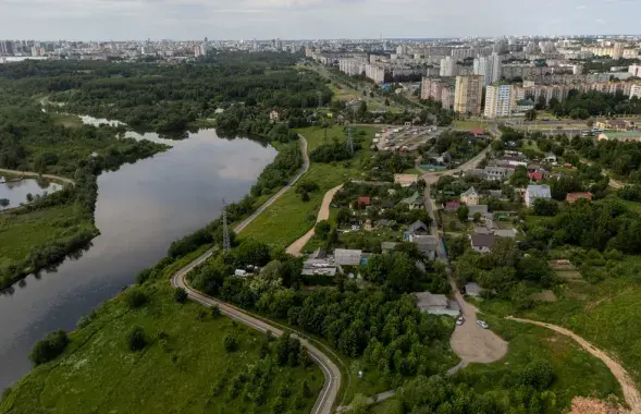 Река Свислочь в Минске