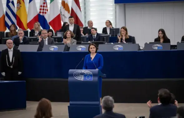 Светлана Тихановская в Европарламенте
