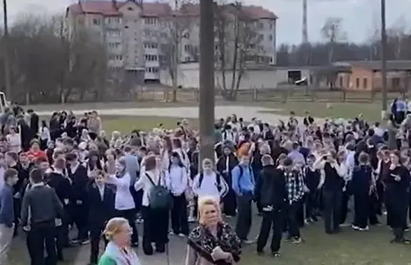 Эвакуацыя ў Жодзіне
