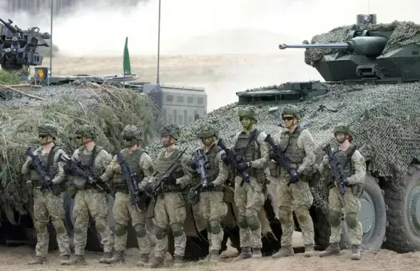 На вучэннях у Літве (ілюстрацыйнае фота)

