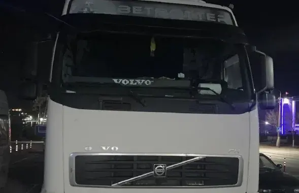 Грузовик доехал только до Борисовского района
