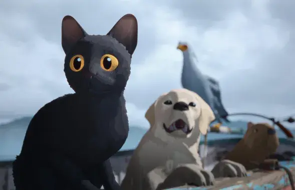 Кадр из мультфильма "Поток"
