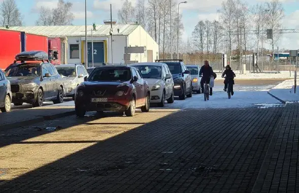 На латвийско-белорусской границе
