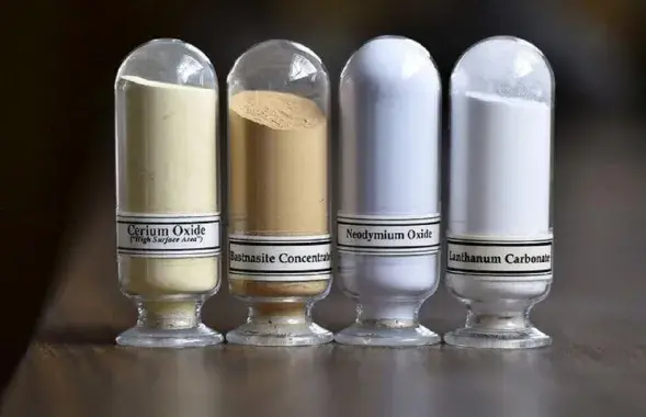 Образцы редкоземельных элементов
