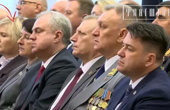 Елена Кличковская уснула на инаугурации
