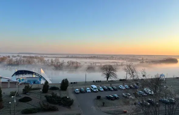 Туман у сакавіку
