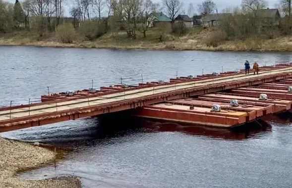 Пераправа ў Бешанковічах
