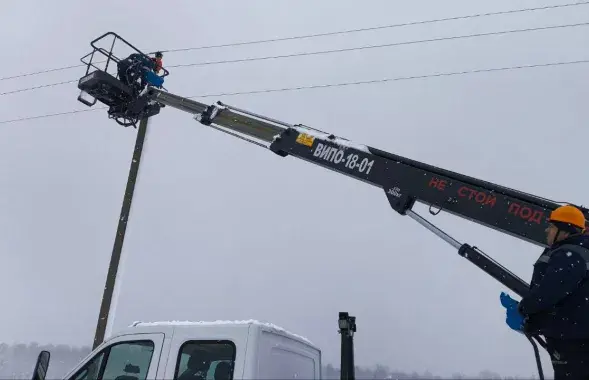 Энергетики работали в сложных погодных условиях
