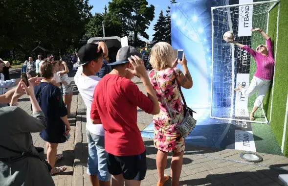 Мінск падчас свята горада
