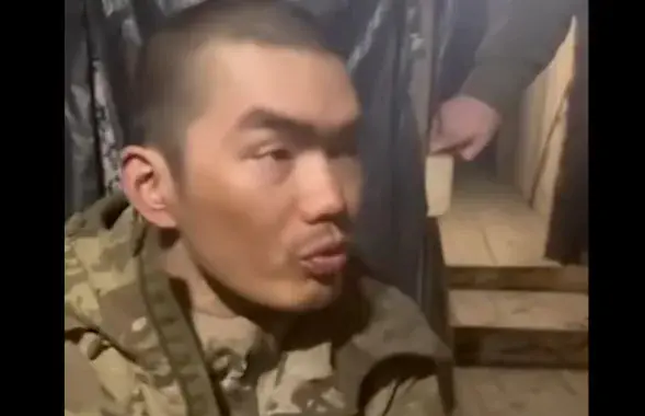 Кітаец, узяты ў палон ва Украіне
