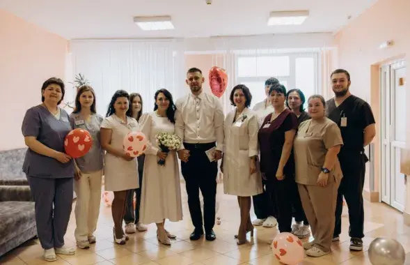 Вяселле ў бальніцы ў Гродне
