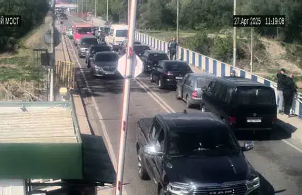 Очередь на выезд из Беларуси
