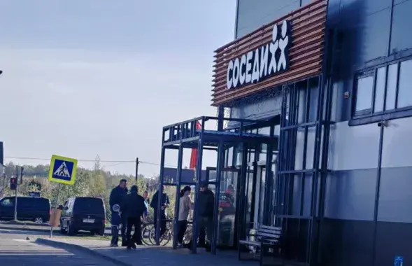 Крама "Суседзі" ў Слуцку застрайкавала
