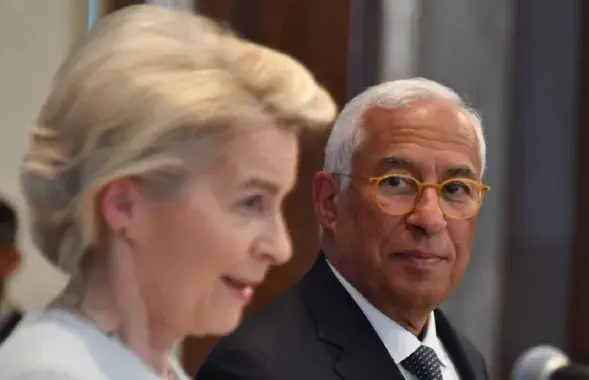 Урсула фон дэр Ляен і Антоніу Кошта
