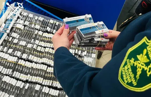 Ліванец вёз у Беларусь партыю брэкетаў
