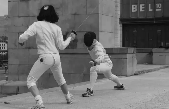 Фехтаванне, ілюстрацыйнае фота
