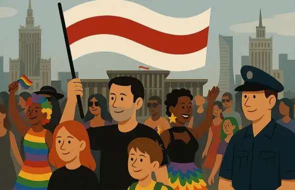 Ці можна на Марш роўнасці браць нацыянальны сцяг? А з дзецьмі хадзіць?
