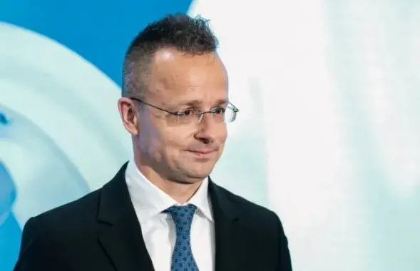 Кіраўнік МЗС Венгрыі Петэр Сіярта
