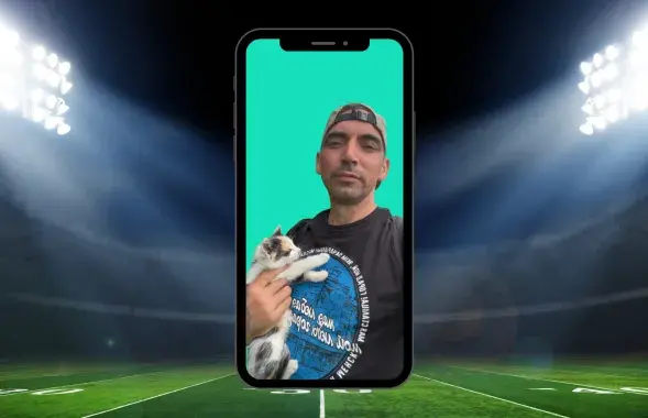 Васіль "Пешаход" і котка
