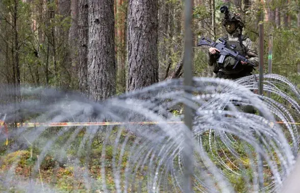 Литовско-белорусская граница, иллюстративное фото
