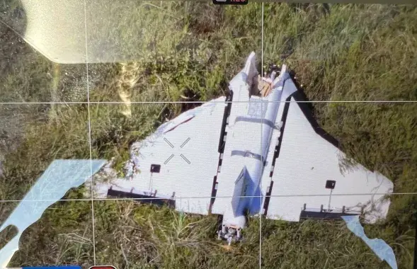 Дрон, які зваліўся ў Літве
