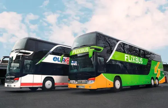 Міжнародныя аўтобусы, ілюстрацыйнае фота
