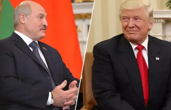 Александр Лукашенко и Дональд Трамп
