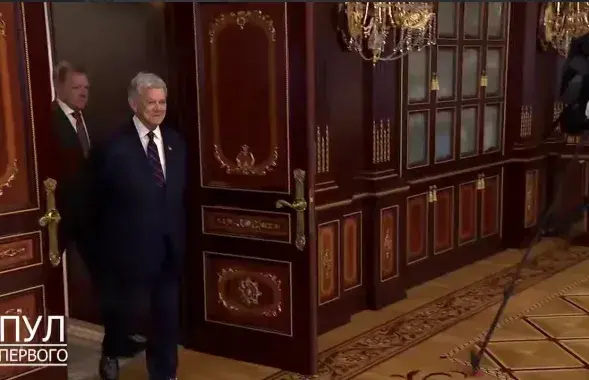 Джон Коул на встрече с Лукашенко
