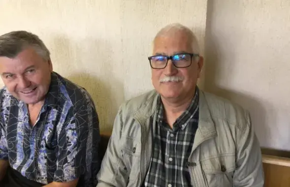 Вячеслав Орешко (в очках) на суде
