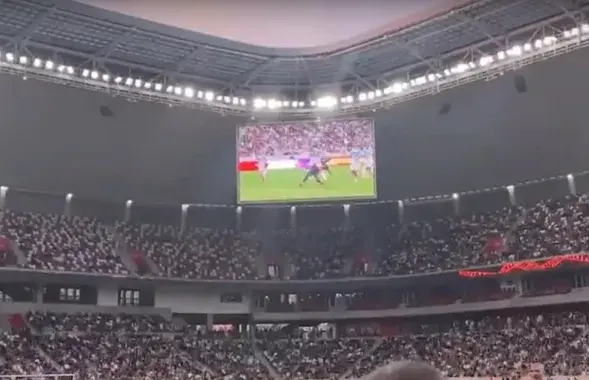 На Национальном стадионе собралось более 22 тысяч зрителей
