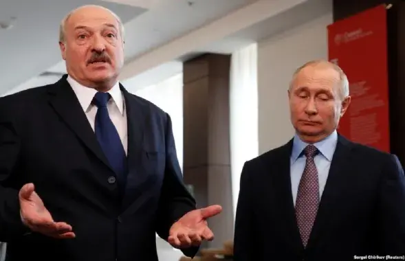 Александр Лукашенко и Владимир Путин
