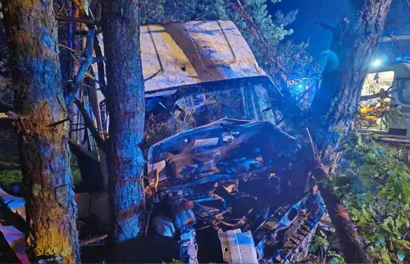 Аварыя пад Вілейкай
